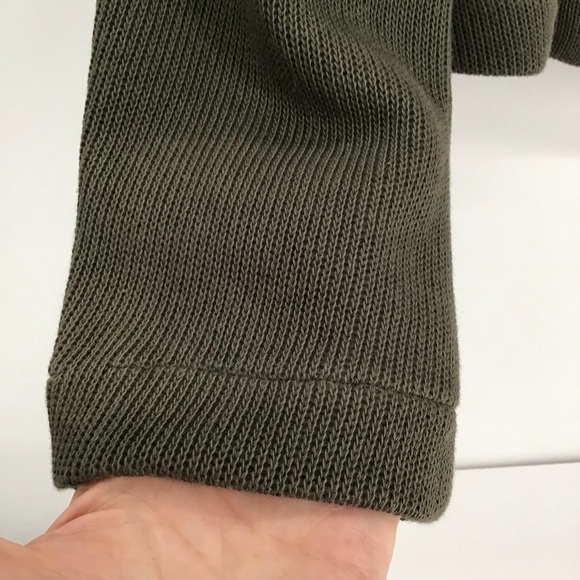 Lotus Eaters Asymmetrical Zip Sweater Jacket Business Casual Green NWT Size S - Picture 5 of 8